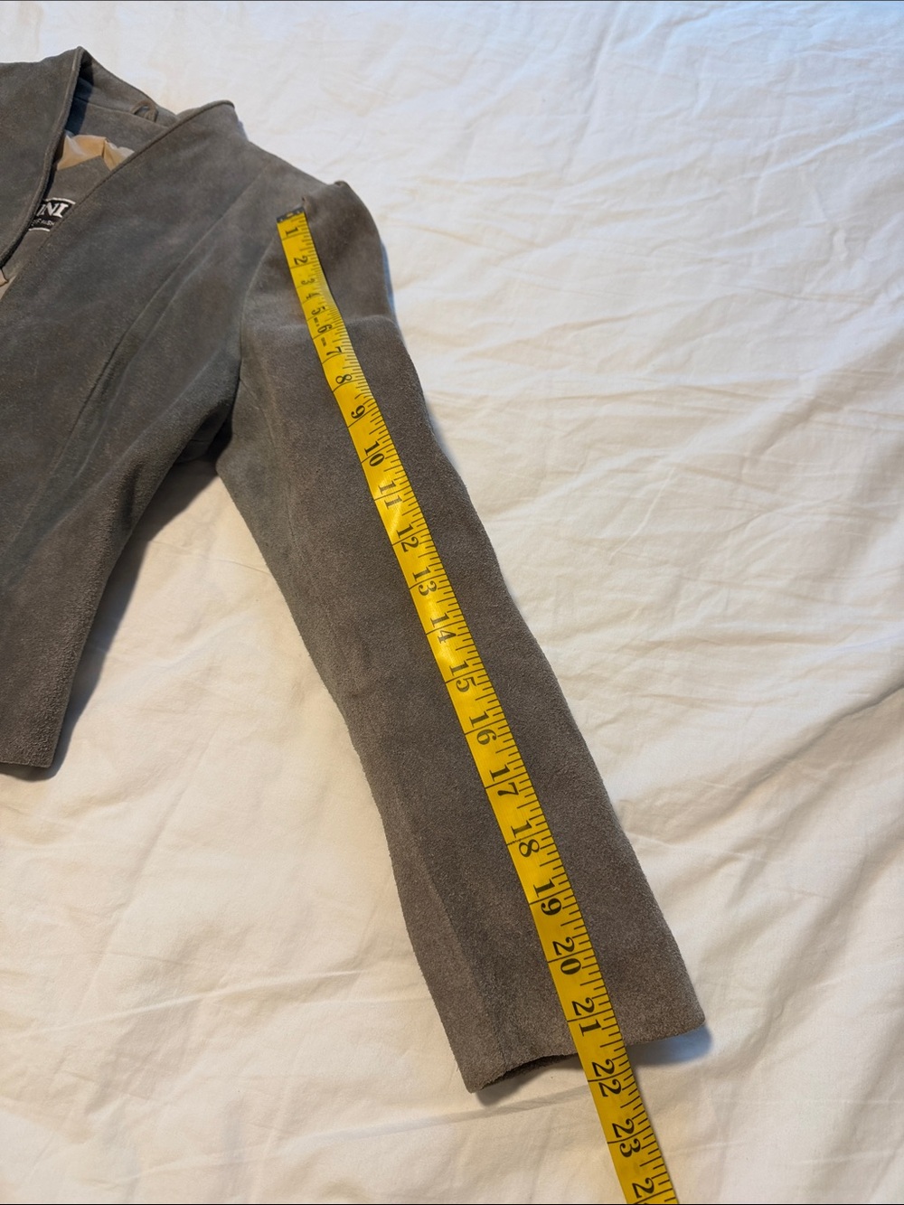 Winlit Genuine Leather Jacket - Women’s Size 11/12 - Gray - Excellent Condition - Picture 10 of 10